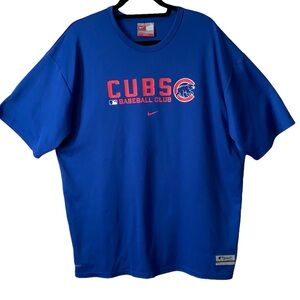 Authentic Collection NikeFitDry Cubs Baseball Club Short Sleeve T-Shirt XL